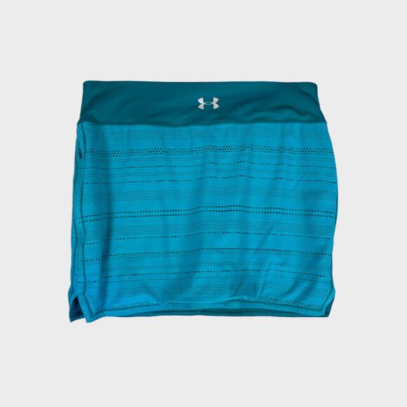 Under Armour Heatgear Semi-Fitted Medium Blue Green Skort - Picture 5 of 6